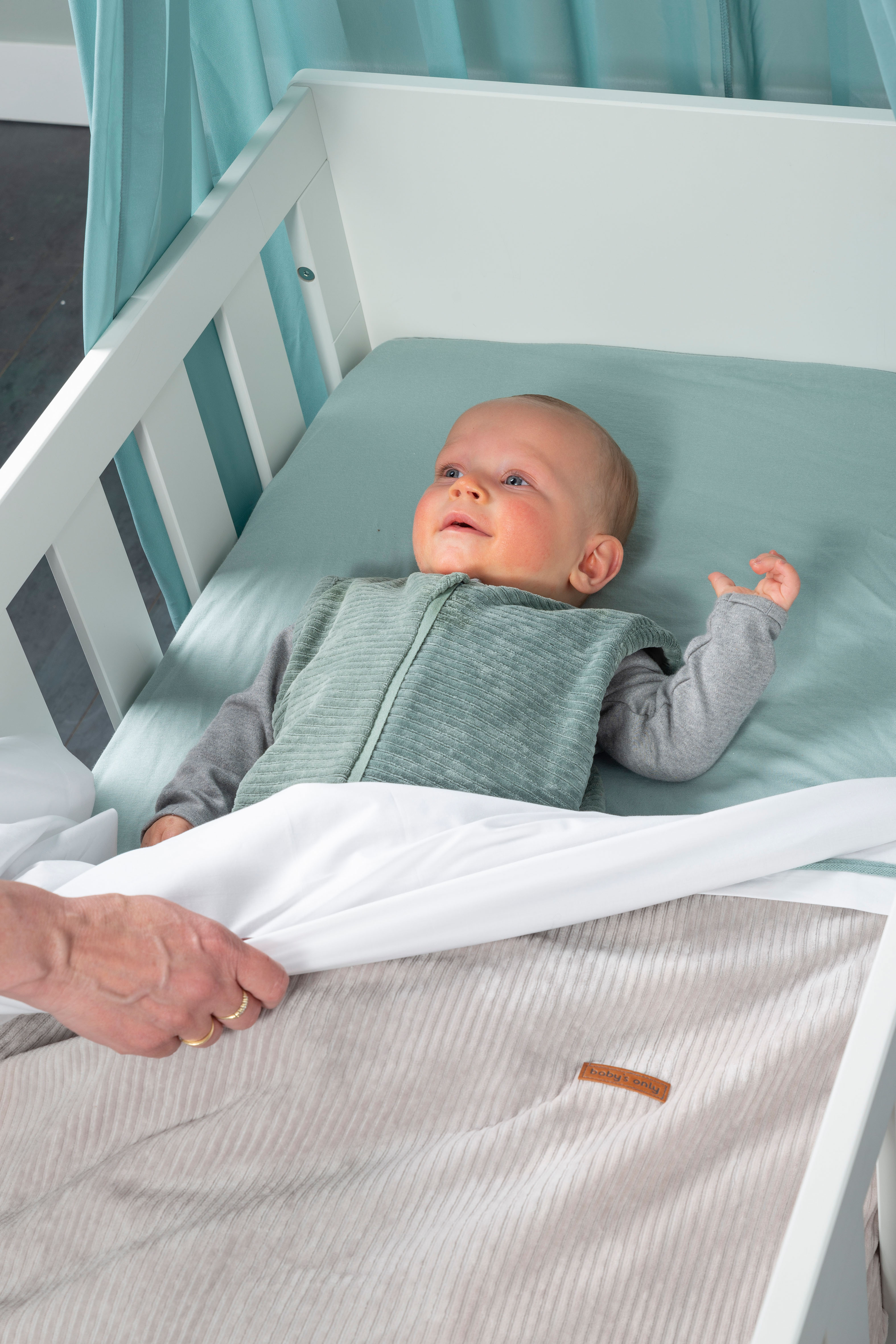 Baby's Only Couverture lit bébé Sense Gris - 100x135 cm